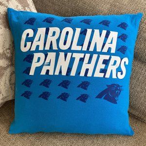 Carolina Panthers NFL Football upcycled T-shirt 16x16 throw pillow cover
